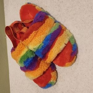 Rainbow Ugg Slippers